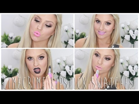 Lime Crime Lipstick Lip Swatches! ♡ & Review! Part One - UCMpOz2KEfkSdd5JeIJh_fxw