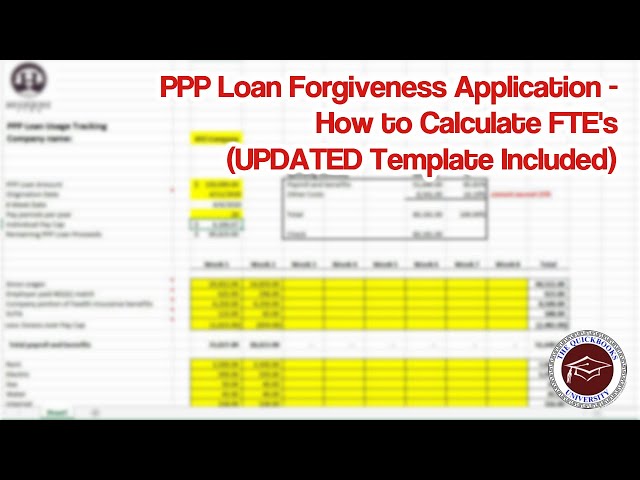 How to Calculate FTE for PPP Loan Forgiveness