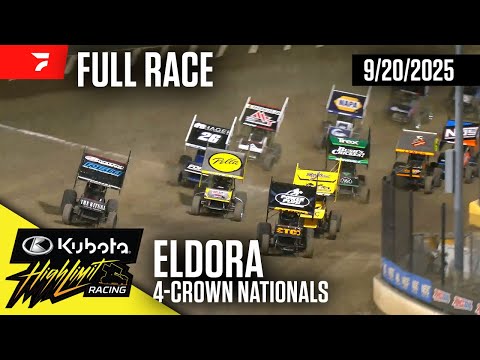 FULL RACE: Kubota High Limit Racing at Eldora Speedway 9/20/2025 - dirt track racing video image