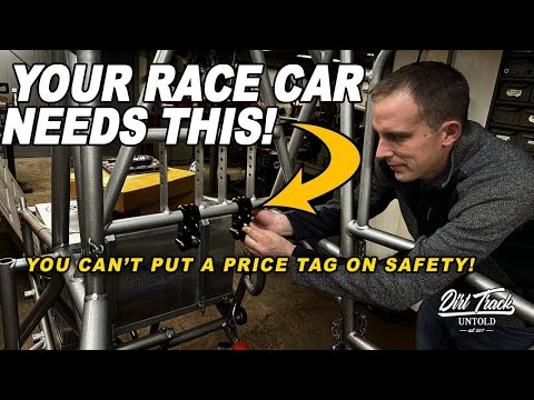 NEW TECHNOLOGY To Protect Your Back In Your Race Car! Compression Absorbing Seat Mount - dirt track racing video image