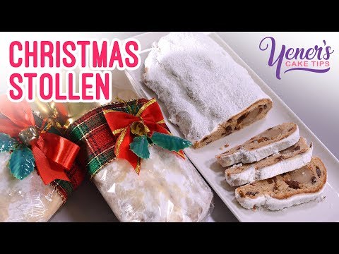 CHRISTMAS STOLLEN Tutorial | Yeners Cake Tips by Serdar Yener from Yeners Way