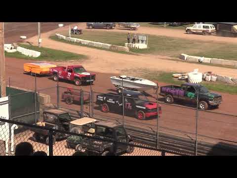 2025 Shawano Fair Trailer Races - dirt track racing video image