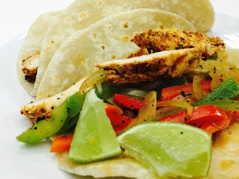 Delicious Chicken Fajitas on Homemade Tortillas in English - UCoq4cyttGVBzqB5oDtSQsBA