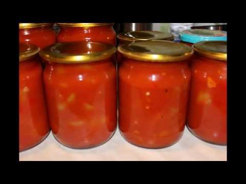 "Лечо"  из помидор и перца без уксуса . (Letcho of tomato and pepper)   Очень вкусно и просто . - UCEO1nN4GY0rozr4UNqJ1dMQ