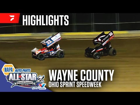 Ohio Sprint Speedweek | All Star Circuit of Champions at Wayne County Speedway 6/16/25 | Highlights - dirt track racing video image