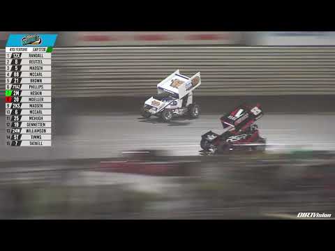 Knoxville Raceway 410 Highlights / May 27, 2023 - dirt track racing video image