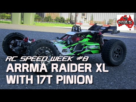 RC SPEED WEEK #8 - ARRMA RaiderXL with 17T Pinion - UCOfR0NE5V7IHhMABstt11kA