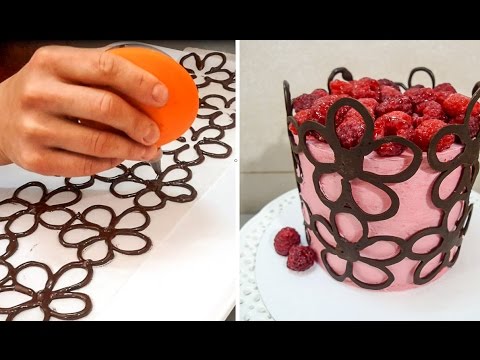 Chocolate Lace Flower Wrap Cake CHOCOLATE HACKS by Cakes Step by Step - UCjA7GKp_yxbtw896DCpLHmQ
