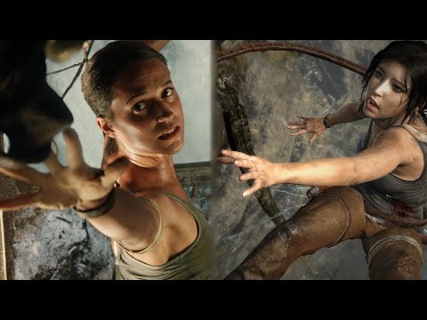 Tomb Raider: Game vs. Movie Comparison - Parachute Escape - UCKy1dAqELo0zrOtPkf0eTMw