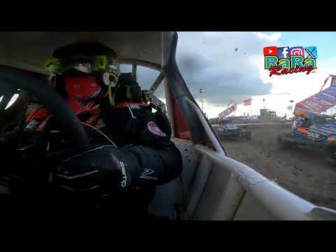Onboard Heat 1 - Brisca F1 Stockcar FRL79 Louw de Vries - RaRaRacing Speedway Autocross Hallum 2025 - dirt track racing video image