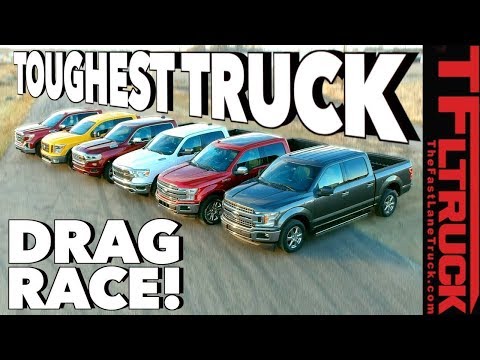 What's the Fastest Half-Ton You Can Buy? World's Toughest Truck Drag Race #1 - UCO-85LYfB61OP4SRAgpfncw