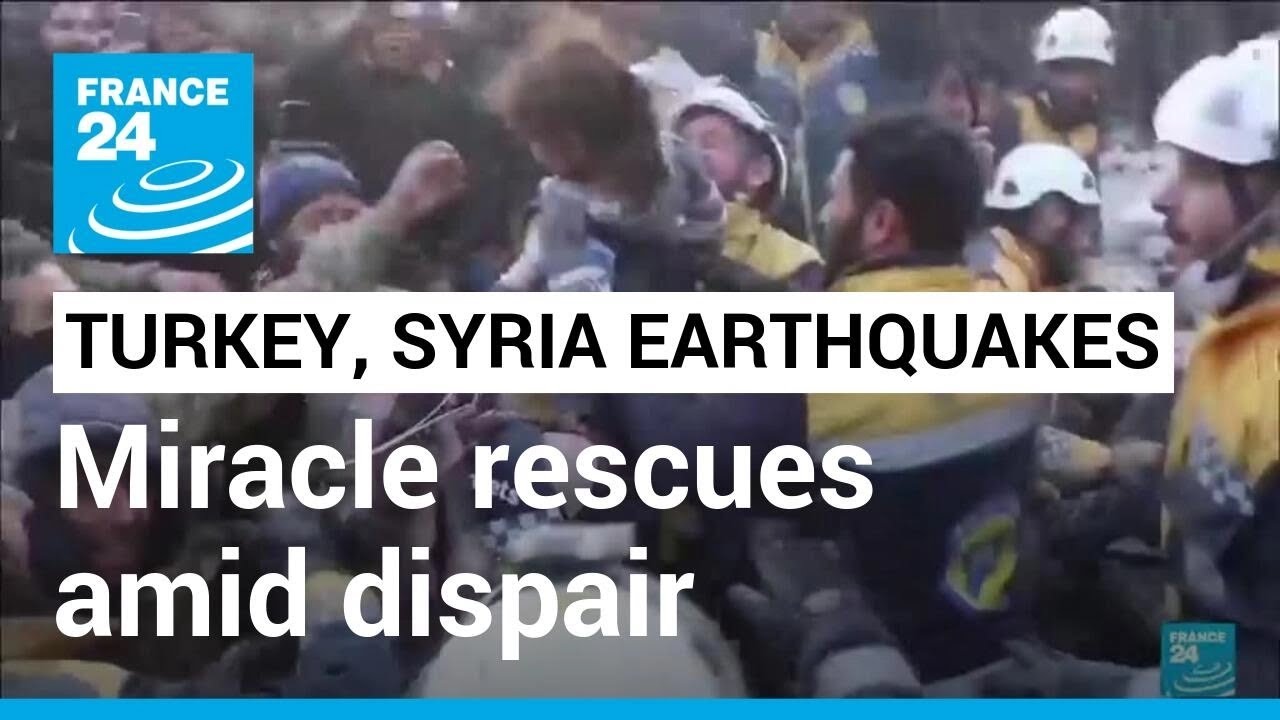 Turkey, Syria earthquakes: Amid dispair, miracles rescues lift spirits • FRANCE 24 English