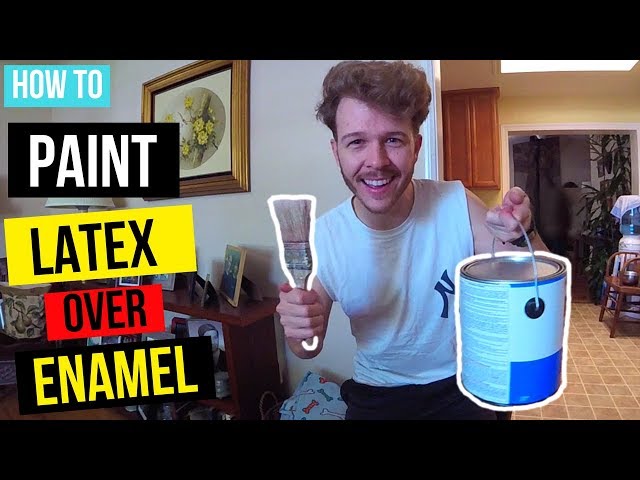 Can You Paint Over Enamel With Latex?