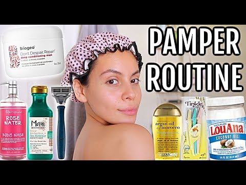 my pamper routine! (self care day) - UCqTR5f7YkGro3cPv23SqcqQ