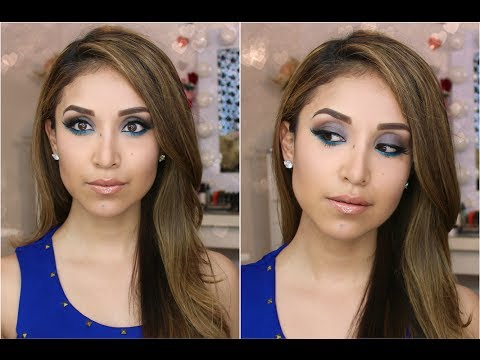 Pop of Blue- Full Face Makeup Tutorial - UCo5zIpjl2OQkYatd8R0bDaw