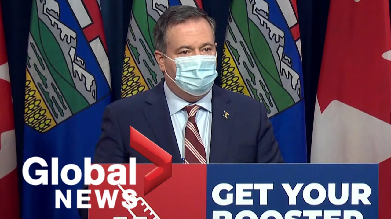 COVID-19: Alberta premier believes Omicron wave peaked, new measures to protect health system | FULL