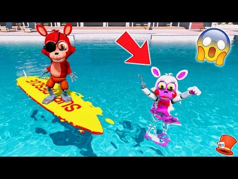 WILL ADVENTURE FOXY SAVE MANGLE FROM DROWNING? (GTA 5 Mods For Kids FNAF RedHatter) - UCdZoVLv1XHLLLJTSNcifuDQ