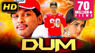 Dum (Happy) - Allu Arjun's Superhit Romantic Comedy Movie | Genelia D'Souza, Manoj Bajpayee