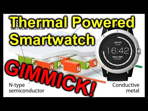 EEVblog #945 - Thermal Powered Smartwatches Are GIMMICKS! - UC2DjFE7Xf11URZqWBigcVOQ