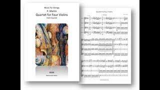 Peter Martin - Quartet for Four Violins