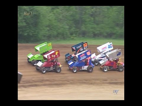 410 Sprints - Butler Motor Speedway 5.8.2004 - dirt track racing video image
