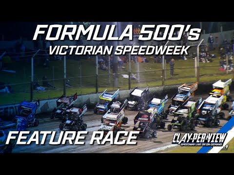 Formula 500's | Victorian Speedweek - Borderline - 28th Dec 2024 | Clay-Per-View - dirt track racing video image