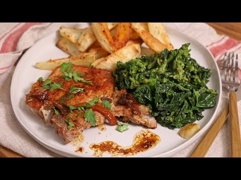 My Classic Pork Chop with Broccoli Rabe Dinner | Ep 1331 - UCNbngWUqL2eqRw12yAwcICg