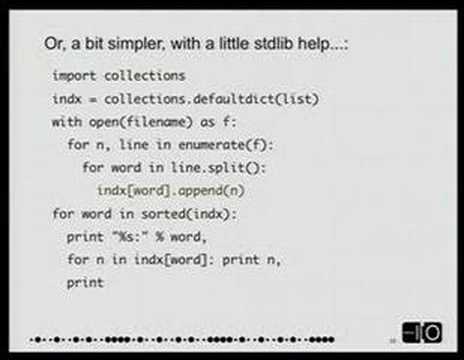 Google I/O 2008 - Painless Python Part 2 of 2 - UC_x5XG1OV2P6uZZ5FSM9Ttw