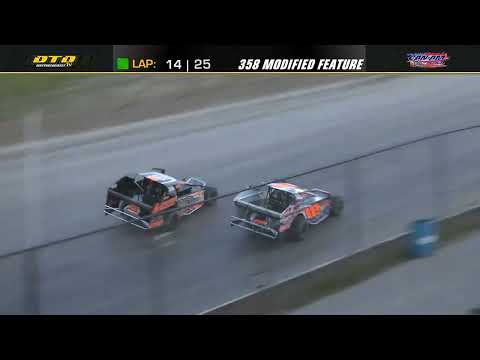 Can-Am Speedway | DIRTcar 358-Modified Feature Highlights | 6/17/22 - dirt track racing video image