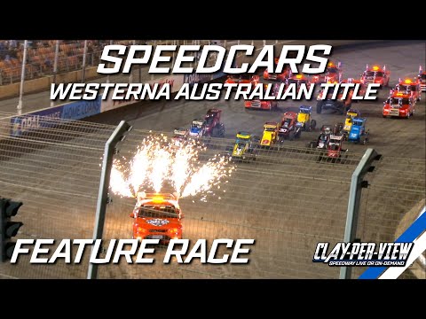 Speedcars | Western Australian Title - Perth Motorplex - 18th Mar 2023 | Clay-Per-View Highlights - dirt track racing video image