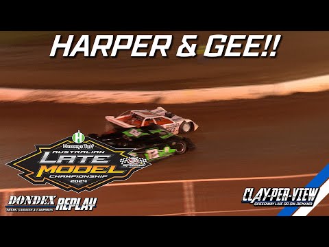 Late Models | Harper &amp; Gee Go At It - Toowoomba - 26th Apr 2024 | Clay-Per-View - dirt track racing video image