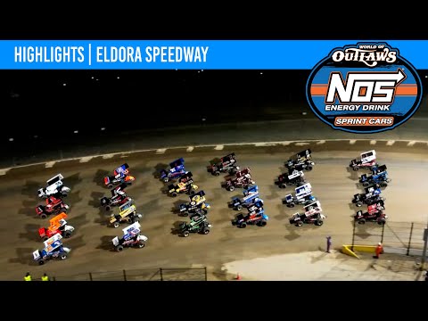 World of Outlaws NOS Energy Drink Sprint Cars | Eldora Speedway | September 22, 2023 | HIGHLIGHTS - dirt track racing video image