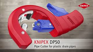 Knipex plasttorulõikur DP50, 32-50 mm torudele