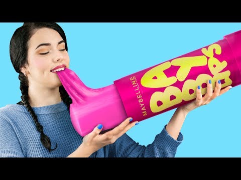 7 DIY Giant Edible Makeup / Edible Pranks! - UCWwqHwqLSrdWMgp5DZG5Dzg