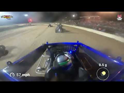#99K Seth Stenzel- Non Wing - 6-17-2023 Sweet Springs Motorsports Complex-In Car Camera - dirt track racing video image
