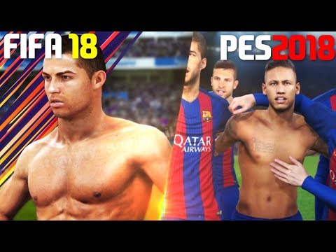 FIFA 18 VS PES 2018 | GOALS & CELEBRATIONS! - UC9WFZ0mp5QkNxIG7D17mN2Q