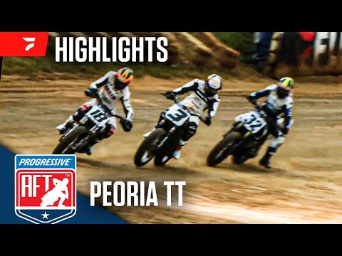 American Flat Track at Peoria TT 8/16/25 | Highlights - dirt track racing video image