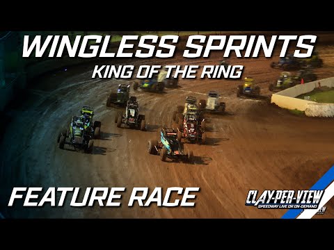 Wingless Sprints | King of the Ring - Toowoomba - 18th Jan 2025 | Clay-Per-View - dirt track racing video image