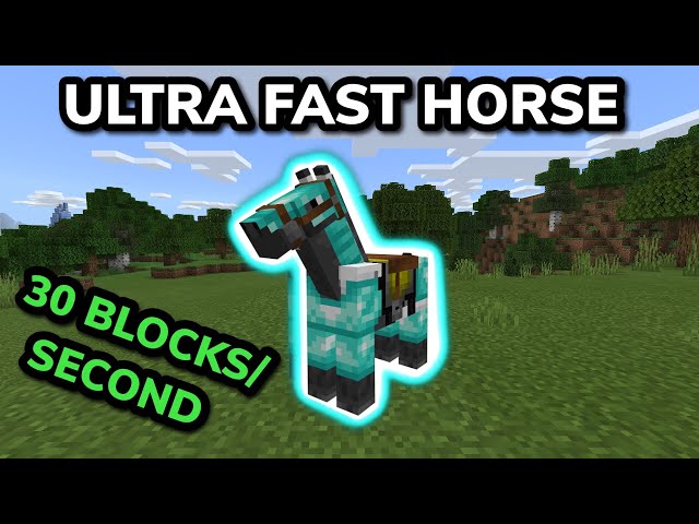 How to Know If a Horse Is Fast in Minecraft