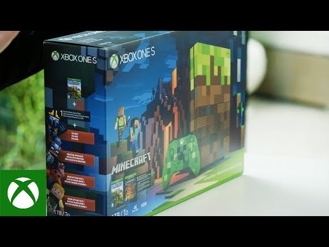 Unboxing The Xbox One S Minecraft Limited Edition Bundle - UCjBp_7RuDBUYbd1LegWEJ8g