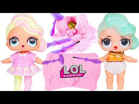 LOL Surprise Dolls Lemonade Baby Opens Disney Princess Gem Dig It for Custom Surprises Lil Brother - UCcUYGJmWfnkIyE36wss_nAw