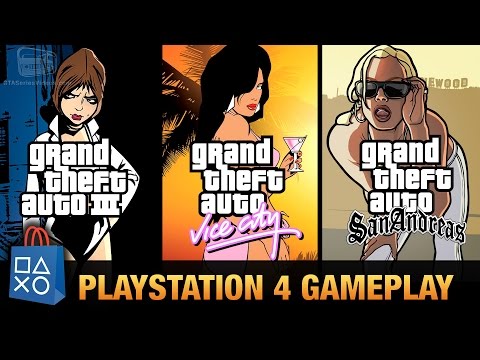GTA 3, GTA Vice City & GTA San Andreas - PlayStation 4 Gameplay - UCuWcjpKbIDAbZfHoru1toFg