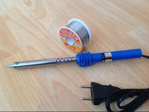 Китайский паяльник и олово - Soldering Iron and 1mm  Solder - UCOI56oUBrjizY7uwN45tQxg