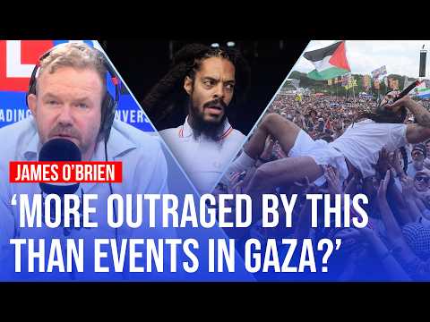 James O'Brien analyses Bob Vylan's 'death to IDF' chants at Glastonbury | LBC