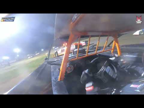 #5 John Briggs - Cash Money Late Model - 4-6-2024 Springfield Raceway - In Car Camera - dirt track racing video image