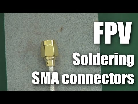 FPV: Soldering SMA connectors to RG402 coax - UCahqHsTaADV8MMmj2D5i1Vw