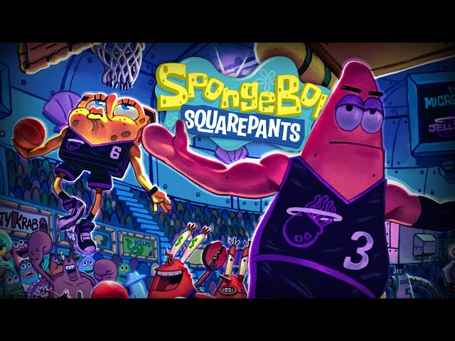 Spongebob and Patrick Hit the Basketball Court!