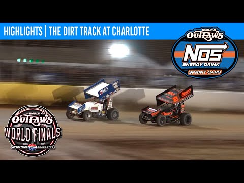 World of Outlaws NOS Energy Drink Sprint Cars | Dirt Track at Charlotte | Nov. 7, 2024 | HIGHLIGHTS - dirt track racing video image