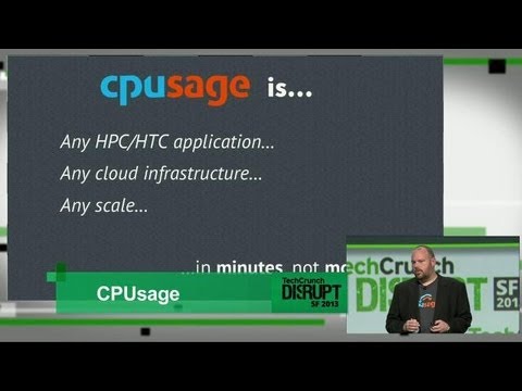 'CPUsage' Is High-Performance Cloud Computing | Disrupt SF 2013 Battlefield - UCCjyq_K1Xwfg8Lndy7lKMpA