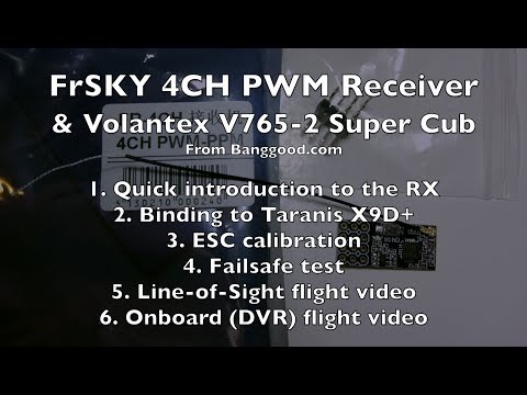 FrSKY 4CH PWM Receiver & Volantex V765-2 Super Cub - UCWgbhB7NaamgkTRSqmN3cnw